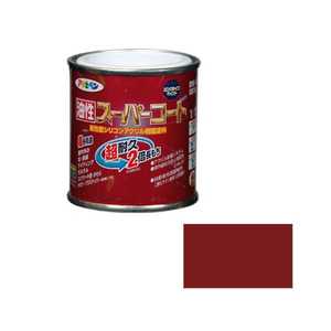 アサヒペン 油性スーパーコート 1/12L ブリックレッド AP9011883_ アサヒペン 油性スーパーコート 1/12L ブリックレッド AP9011883_
