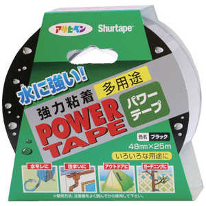 アサヒペン アサヒペン パワーテープ T253 48mmX25m ブラック T253_