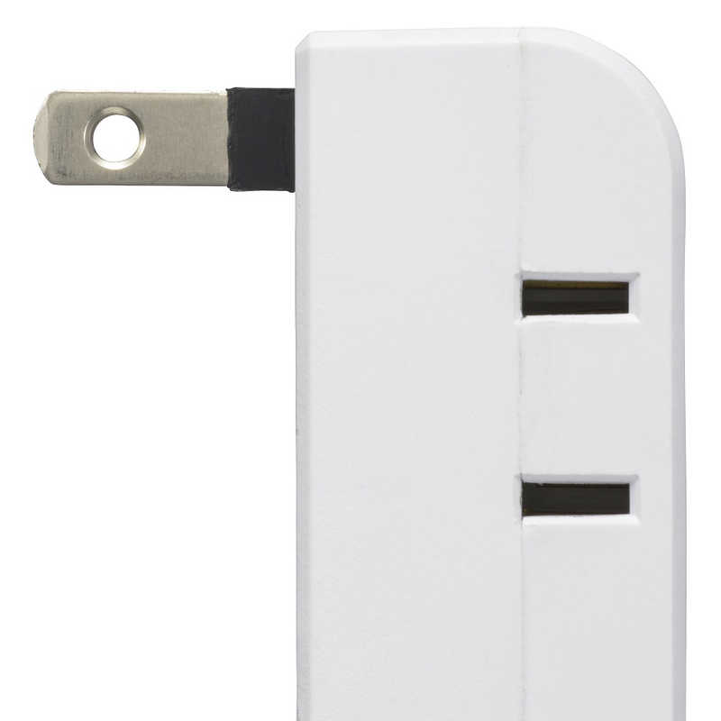 ORIGINALBASIC ORIGINALBASIC USB付き電源タップ ［直挿し /2個口 /スイッチ無 /2ポート］ 白 OBR-T202A-W OBR-T202A-W