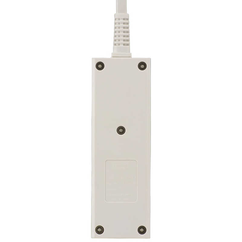 ORIGINALBASIC ORIGINALBASIC USB付き電源タップコード有り2個口1M2ポート ［1.0m /2個口 /スイッチ無 /2ポート］ 白 OBR-T212A-W OBR-T212A-W