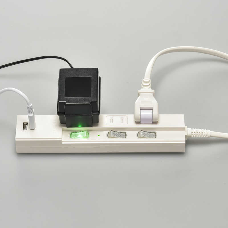 ORIGINALBASIC ORIGINALBASIC USB付き節電タップコード有りType-C付 ［3.0m /3個口 /スイッチ付き(個別) /2ポート］ 白 OBB-TPK331AC-W OBB-TPK331AC-W