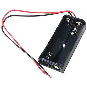 オーム電機 電池ケース単4×2リード線付 KIT-UM42