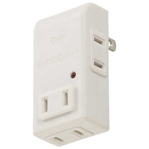 ビックアイデア 雷ガード付き電源タップ4個口 ［直挿し / 4個口 / スイッチ無］ 白 BIT-CLT41W