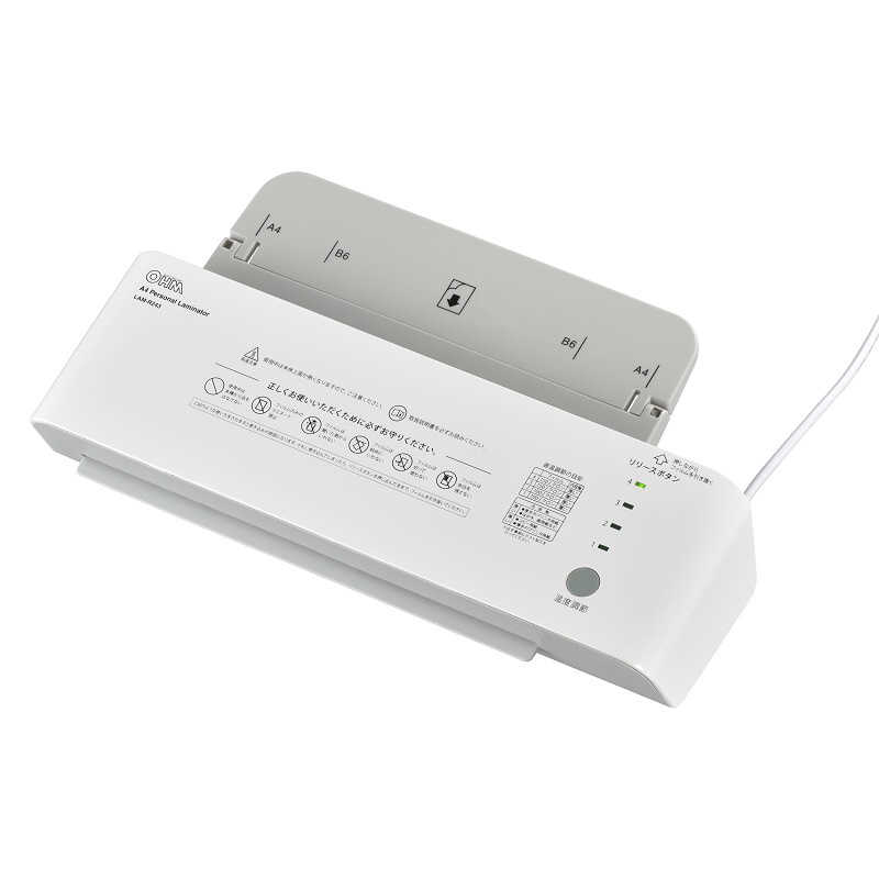オーム電機 オーム電機 パーソナルラミネーター A4サイズ対応 LAM-R243 LAM-R243