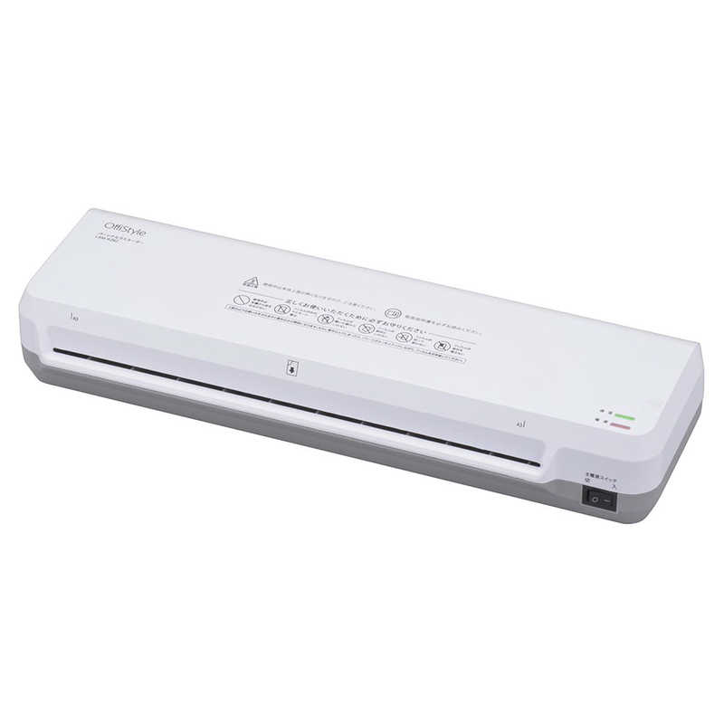 オーム電機 オーム電機 パーソナルラミネーター A3サイズ対応 OffiStyle ［A3サイズ /2本］ ホワイト LAM-R262 LAM-R262