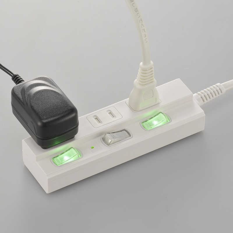 ORIGINALSELECT ORIGINALSELECT 個別スイッチ付節電タップ3個口2m 白 HSBK-TPK32-W HSBK-TPK32-W