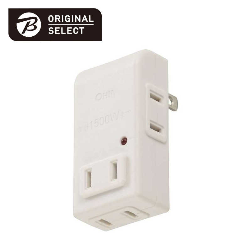 ORIGINALSELECT ORIGINALSELECT マイクロタップ雷ガード4個口 白 HSBK-AKL4-W HSBK-AKL4-W