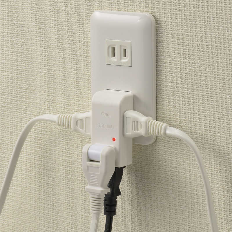 ORIGINALSELECT ORIGINALSELECT マイクロタップ雷ガード4個口 白 HSBK-AKL4-W HSBK-AKL4-W