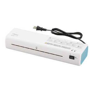 オーム電機 パーソナルラミネーター 時短予熱 A4サイズ対応 OffiStyle ［A4サイズ / 2本］ ホワイト LAM-R250