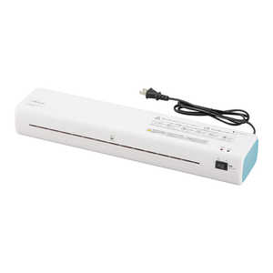 オーム電機 パーソナルラミネーター 時短予熱 A3サイズ対応 OffiStyle ［A3サイズ / 2本］ ホワイト LAM-R350