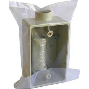 オーム電機 露出スイッチボックス 16･22用 ベージュ PVR222J