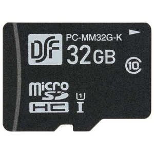 オーム電機 マイクロSDメモリーカード 32GB 高速データ転送 ［Class10 /32GB］ PCMM32GK