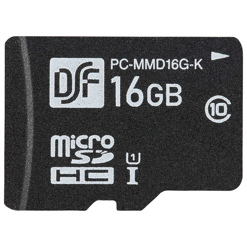 オーム電機 オーム電機 高耐久マイクロSDメモリーカード 16GB ［Class10 /16GB］ PC-MMD16G-K PC-MMD16G-K