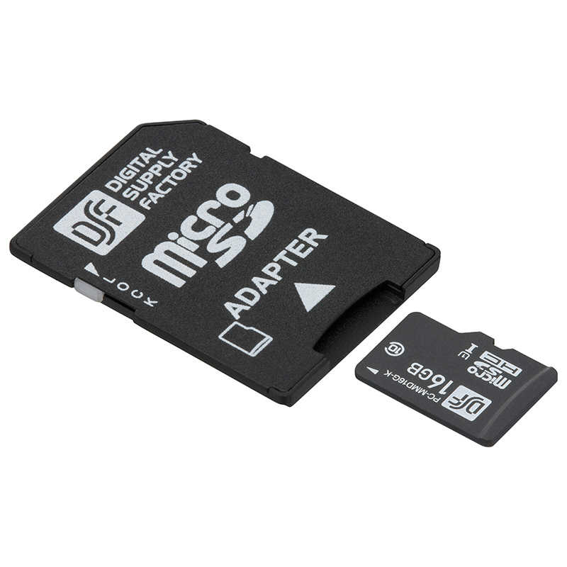 オーム電機 オーム電機 高耐久マイクロSDメモリーカード 16GB ［Class10 /16GB］ PC-MMD16G-K PC-MMD16G-K