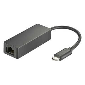 オーム電機 LAN変換アダプタ ［USB-C オス→メス LAN］ 1Gbps対応(Mac/Windows11対応) PC-SHL13-K