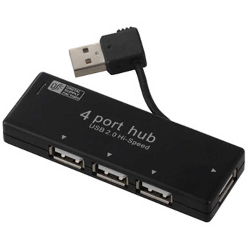 オーム電機 オーム電機 USB-Aハブ ブラック [USB2.0対応 /4ポート /バスパワー] PC-SH4PS1-K PC-SH4PS1-K