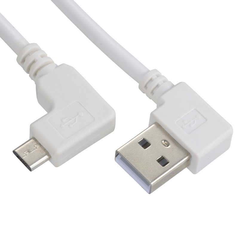 オーム電機 オーム電機 USBショートケーブル USB-マイクロB L型 15cm SMT-L0ALML2 SMT-L0ALML2