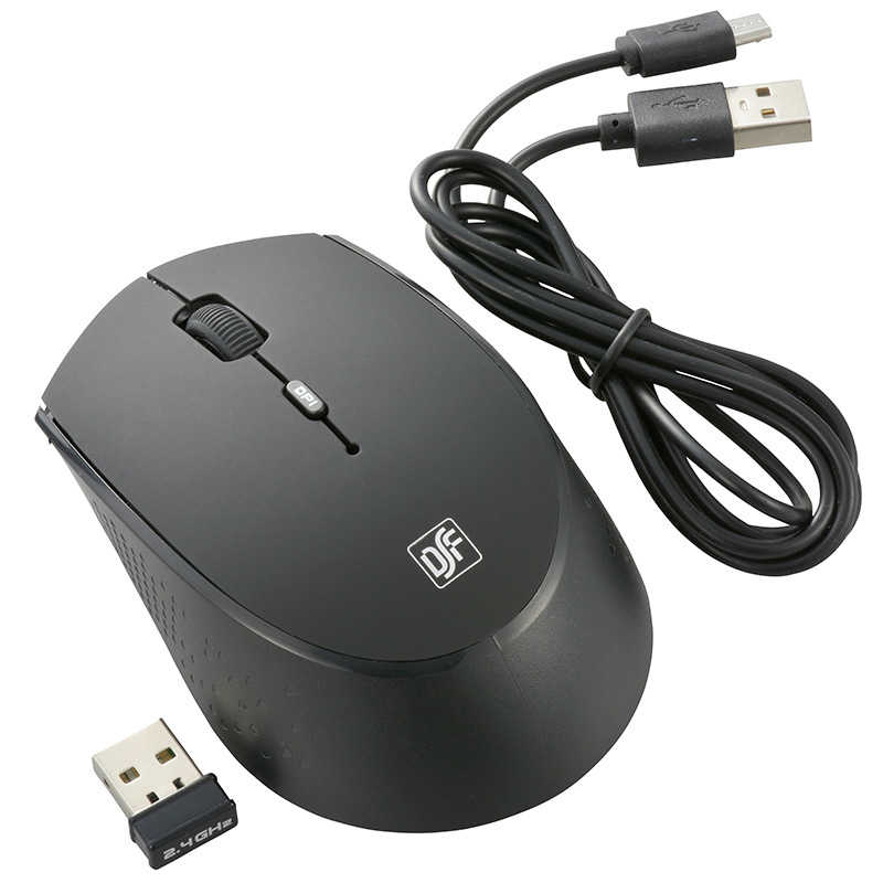 オーム電機 オーム電機 充電できるワイヤレスマウス ブラック PC-SMQ379-K PC-SMQ379-K