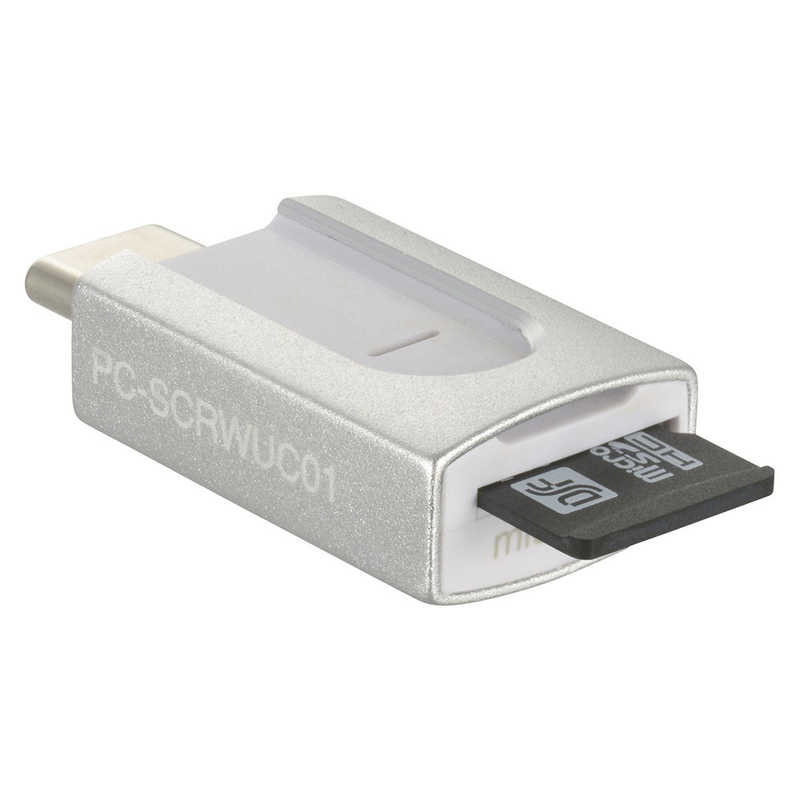 オーム電機 オーム電機 カードリーダー microSD専用 TypeCコネクタ PC-SCRWUC01-H PC-SCRWUC01-H