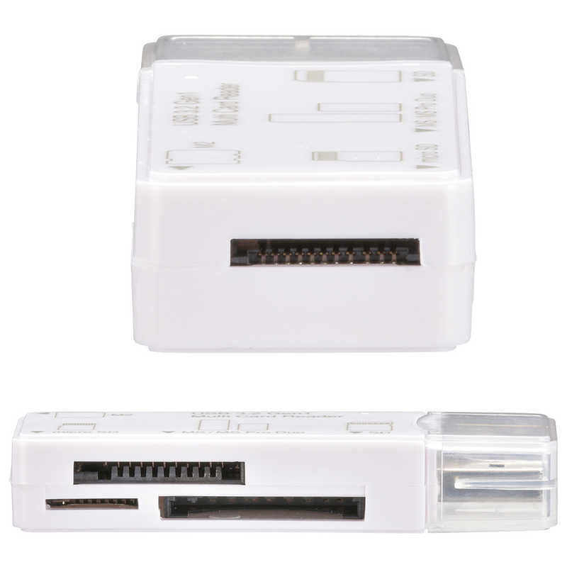 オーム電機 オーム電機 マルチカードリーダー 49メディア対応 USB3.2Gen1 ホワイト PC-SCRWU303-K PC-SCRWU303-K