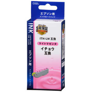 オーム電機 ［エプソン互換インク イチョウ ITH-LM ライトマゼンタ］ INK-EITHB-LM