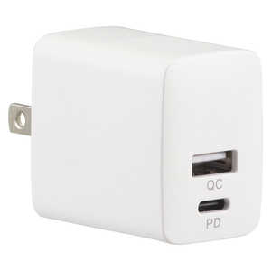 ŵ AudioComm ACŴ PDбType-CQCбType-A 2ݡ / USB Power Deliveryб ۥ磻 MAV-AQP20W-W