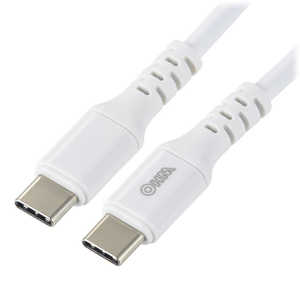 ŵ PDбType-C֥ USB-C to USB-C 2m AudioComm USB Power Deliveryб ۥ磻 SMT-L20PD-W