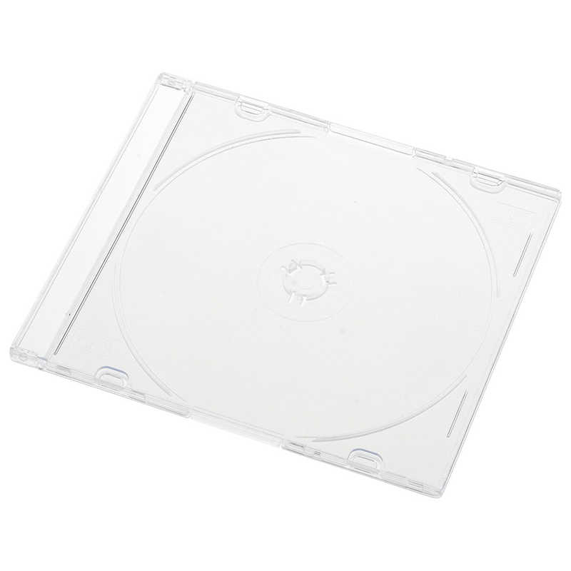 オーム電機 オーム電機 Blu-ray＆CD＆DVDケース 厚み5mmスリムタイプ 1枚収納×50個パック クリア OA-RCD5M50P-C OA-RCD5M50P-C