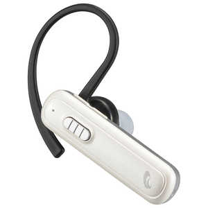 オーム電機 AudioComm ワイヤレスシングルイヤホン ホワイト [リモコン・マイク対応 /Bluetooth] ホワイト HSTW51NW