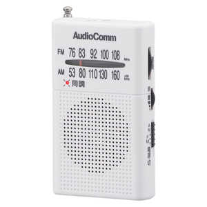 �������ŵ� �ݥ��åȥ饸�� AM/FM �Υ磻��FM�б� / AM/FM�� �ۥ磻�� RAD-P380S-W