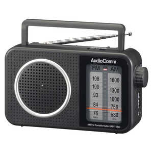 ŵ AM/FMݡ֥饸 AudioComm Υ磻FMб /AM/FM ֥å RAD-T206S