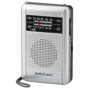 オーム電機 ポータブルラジオ ワイドFM対応 RAD-H235N