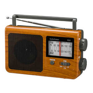オーム電機 AM/FMポータブルラジオ RADT780ZWK