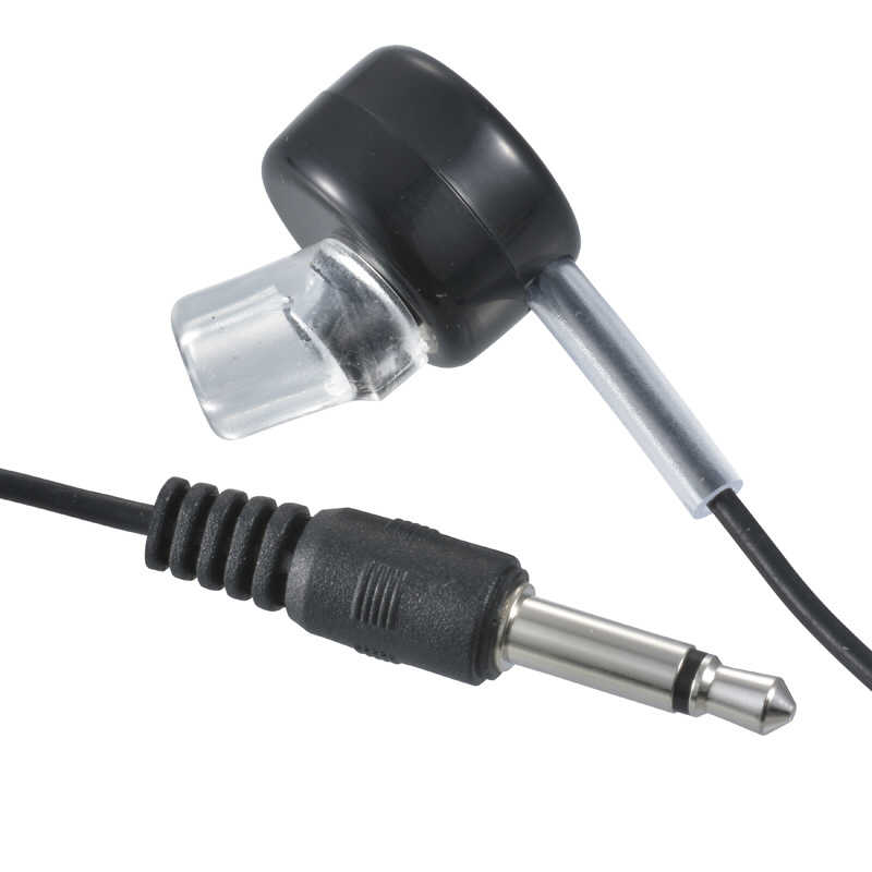 オーム電機 オーム電機 片耳モノラルイヤホン ブラック [φ3.5mm ミニプラグ] EAR-B351-K EAR-B351-K