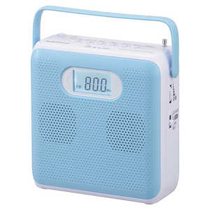 オーム電機 ステレオCDラジオ AM/FMステレオ AudioComm ブルー [ワイドFM対応] RCR-600Z-A