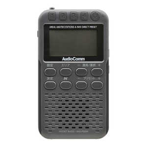 �������ŵ� N�饸�� �ݥ��å� P500 AudioComm �Υ磻��FM�б� / AM/FM�� ����᥿���졼 RADP500NH