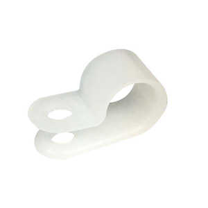 オーム電機 ナイロンサドル 内径φ12.7mm 100個入 GCL-1/2