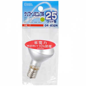 オーム電機 電球クリプトン球 フロスト [E17 /電球色 /1個 /レフランプ形] LB-R4725K-F