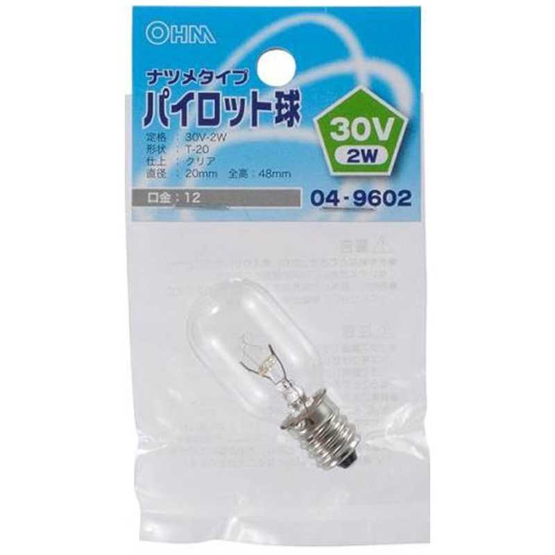オーム電機 オーム電機 ナツメ パイロット球 T20E1230V2WC LB-P0230V LB-P0230V