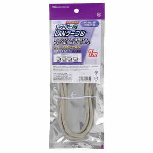 オーム電機 LANケｰブル カテゴリｰ6 1m [1m /カテゴリｰ6] PC-N0135