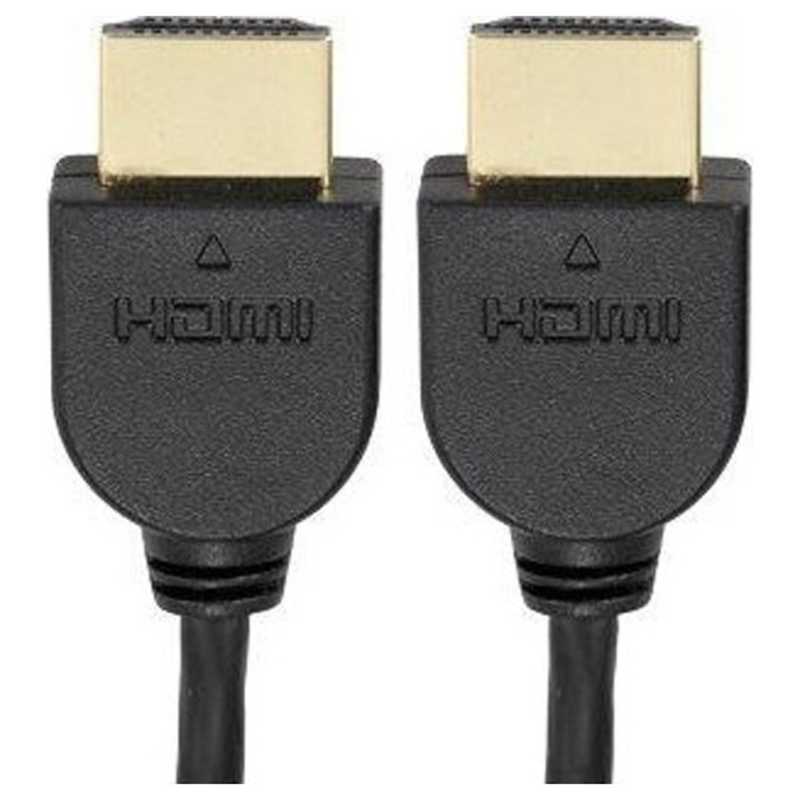 オーム電機 オーム電機 HDMIケーブル ブラック [2m /HDMI⇔HDMI /スリムタイプ /4K対応] VIS-C20SL-K VIS-C20SL-K