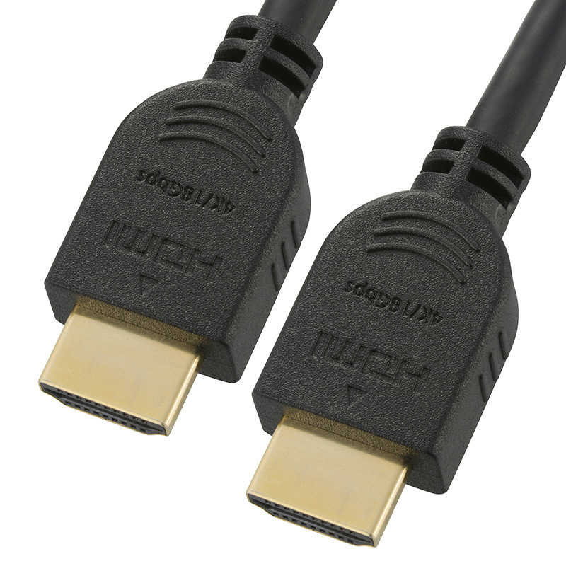 オーム電機 オーム電機 HDMIケーブル ブラック [1m /HDMI⇔HDMI /スタンダードタイプ /4K対応] VIS-C10PR-K VIS-C10PR-K