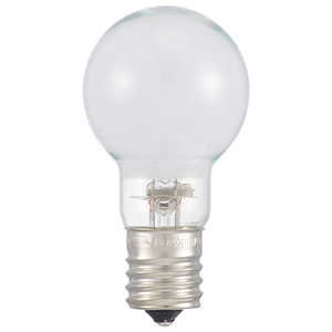 オーム電機 長寿命ミニクリプトン電球E17/60W形ホワイト2個入 [E17 /60W相当 /電球色 /2個 /全方向タイプ] LBPS35L60W2P