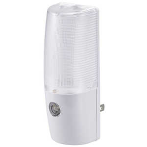 オーム電機 LEDナイトライト 光量自動調整 明暗センサｰ 白色LED NIT-ALA6MCL-WN