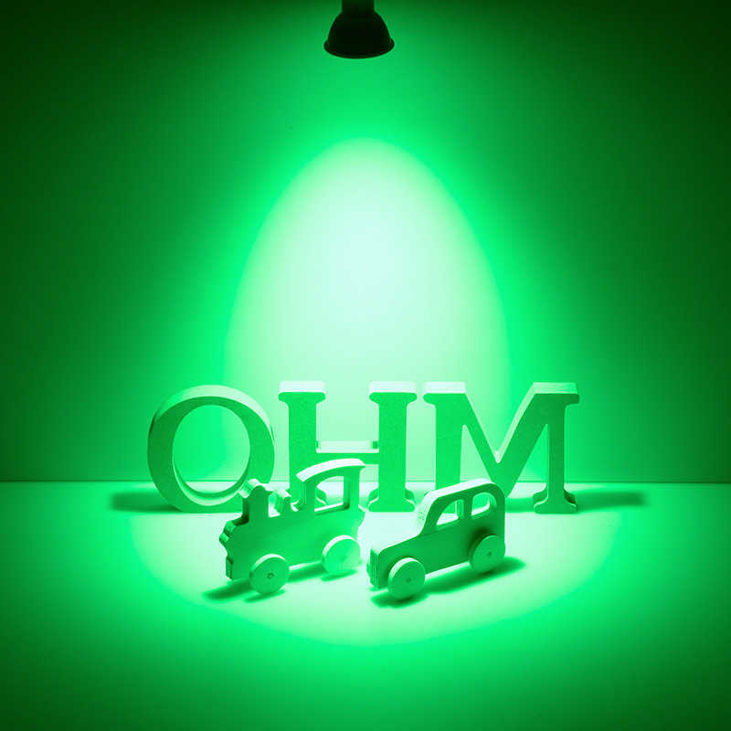 オーム電機 オーム電機 LED電球 ハロゲンランプ形 E11 調光器対応 広角タイプ 緑色 LDR7G-W-E11/D11 LDR7G-W-E11/D11