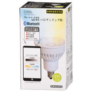 オーム電機 LED電球 ハロゲンランプ形 Bluetooth対応 E11 中角 調色タイプ [E11 /ハロゲン電球形 /1個] LDR7-M-E11/C/I1