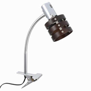 オーム電機 クリップ式スタンドライト LTC-N2DW ダークブラウン オーム電機 クリップ式スタンドライト LTC-N2DW ダークブラウン