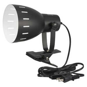 オーム電機 クリップライト E26 電球別売 ブラック LTC-N126AK-K オーム電機 クリップライト E26 電球別売 ブラック LTC-N126AK-K