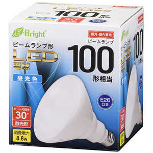 オーム電機 LED電球 ビームランプ形 散光形 E26 100形相当 昼光色 LDR9D-W20/100W オーム電機 LED電球 ビームランプ形 散光形 E26 100形相当 昼光色 LDR9D-W20/100W