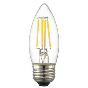 オーム電機 LED電球 シャンデリア形 E26 40形相当 LDC4LC6